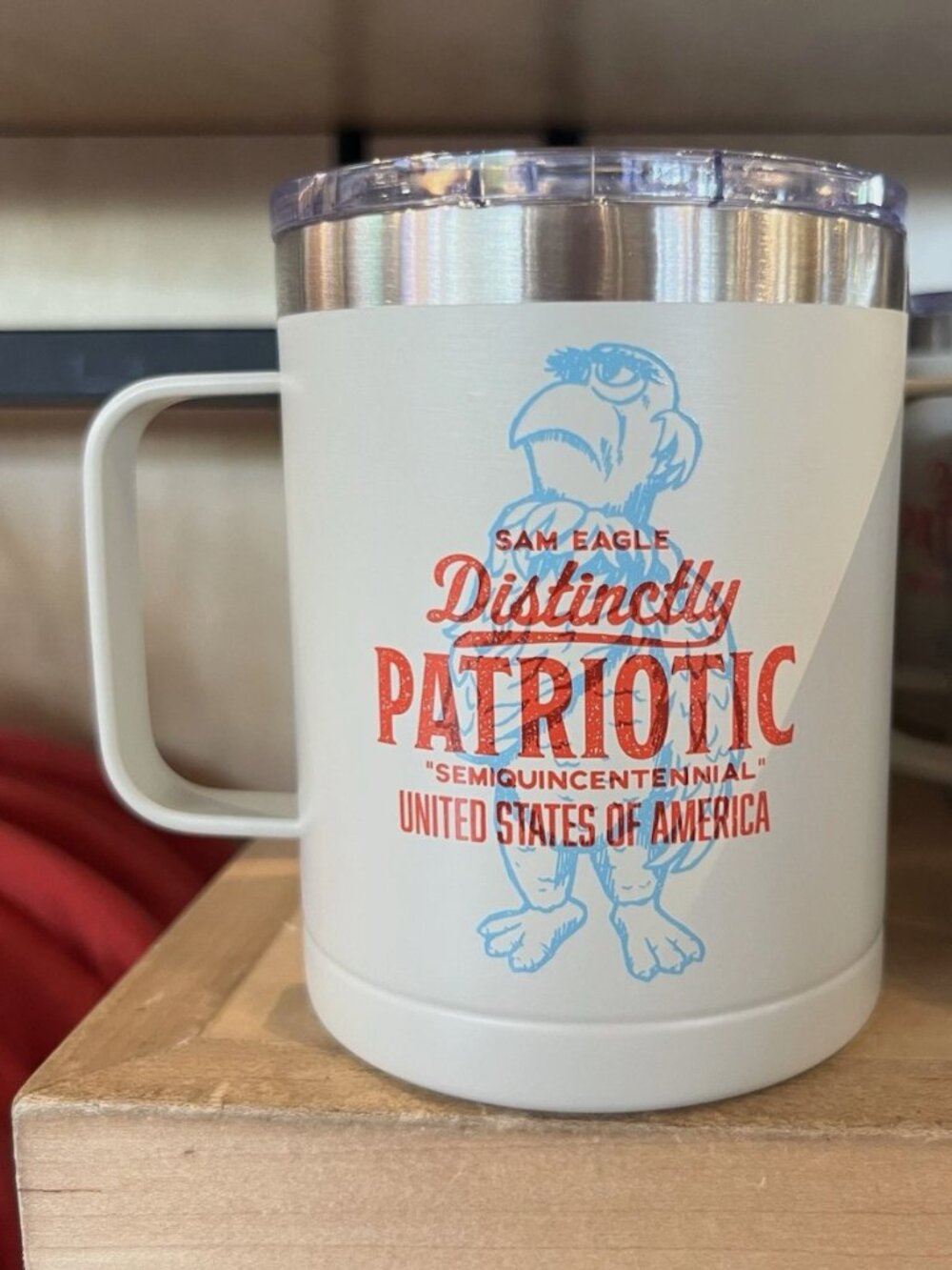 Disney Parks 2026 America 250th Patriotic Muppets Sam Eagle 13oz Mug NEW
